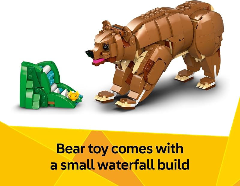 LEGO Creator 3 in 1 Beautiful Horse Building Toy for Kids Building Blocks Learning Toy for Girls Boys Ages 9 Create a Horse Bear or Deer Toy with 1 Set Gift for Birthdays 31166