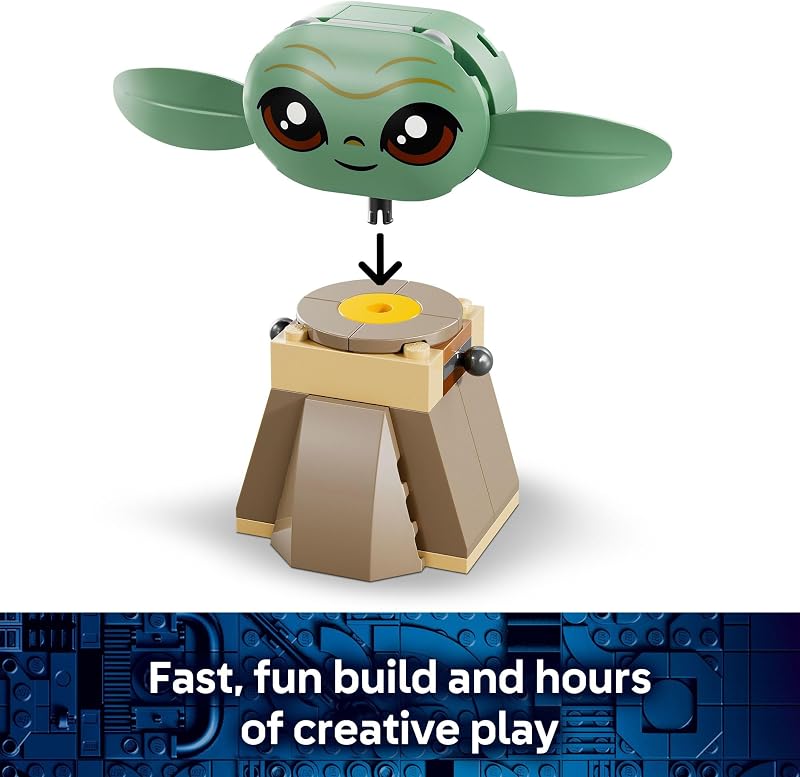 LEGO Star Wars Grogus Homestead Building Toy for Boys Girls The Mandalorian Pretend Play Set W Sorgan Frog Poseable Grogu Figures for Preschool Kids Ages 4 Gift Idea for Birthdays 75443
