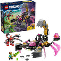 LEGO DREAMZzz Nightmare Scorpion Digger Building Toy for Boys Girls Pretend Play Set for Kids Ages 7 with 2 Build Options 3 Minifigures Treasure Creature Gift Idea for Birthdays 71513
