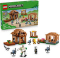 LEGO Minecraft Evoker Village Attack 21596 Building Toys for Boys Girls Ages 9 Sturdy Build for Pretend Play 11 Minecraft Minifigures 607 pieces Gift for Gamers