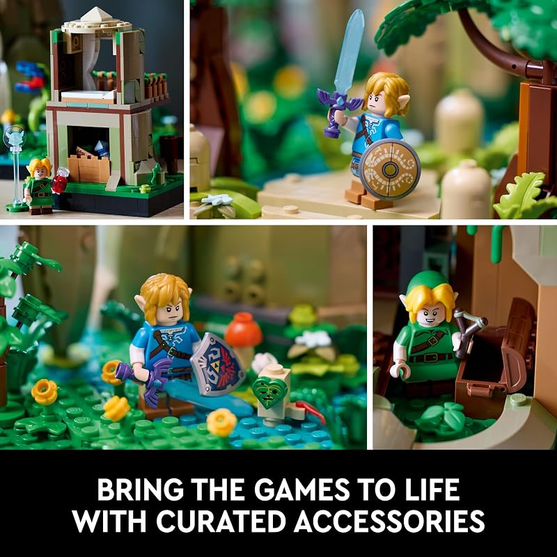 LEGO The Legend of Zelda Great Deku Tree 2in1 Model Building Set for Adults Ages 18 Collectible Zelda Kit for Home Decor Office or Bedroom Gift Idea for Fans of Video Game 77092