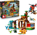 LEGO Jurassic World Velociraptor Stegosaurus Pteranodon Rescue 77981 Building Toy for Boys Girls Ages 4 Dinosaur Toy Playset for Preschoolers Pretend Play 171 pieces Gift for Birthdays