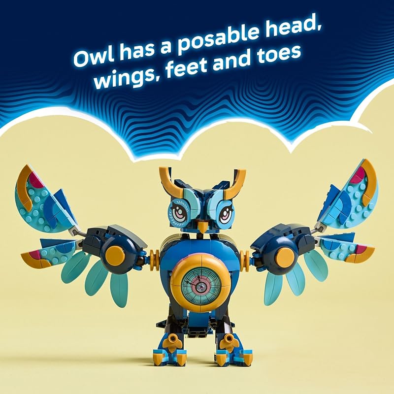 LEGO DREAMZzz Zoeys Time Owl Building Toy Pretend Play Set for Girls Boys Storytelling Toy for Kids Ages 8 with 2 Construction Modes Gift Idea for Birthdays Holidays 71494