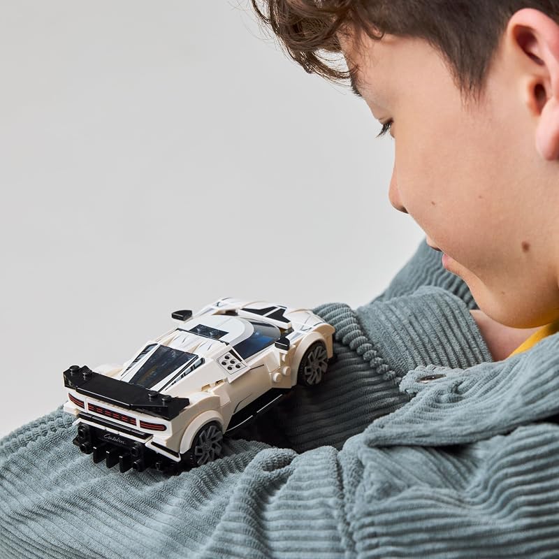LEGO Speed Champions Bugatti Centodieci Hyper Sports Car Toy Model Kit Pretend Play Toy for Boys Girls Ages 9 Italian Model Car Kit for Racing Fans Gift Idea for Birthdays 77240