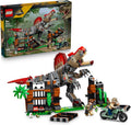 LEGO Jurassic World Spinosaurus Dinosaur Escape 77982 Building Toy for Boys Girls Ages 9 Dinosaur Toy Playset for Kids Pretend Play 820 pieces Gift for Birthdays