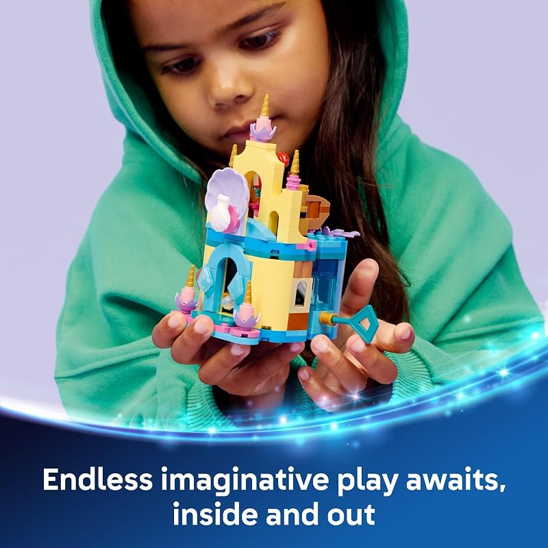 LEGO Disney Princess Ariels Magical Mini Palace Building Toy Little Mermaid Toys Playset for Girls Boys Ages 5 Disney Gifts for Kids 43285
