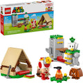 LEGO Super Mario Captain Toads Camp Building Toy Pretend Play Set for Kids Ages 6 Building Blocks for Boys Girls W Toad Goomba Turnip Toy Figures Gift Idea for Birthdays 72040