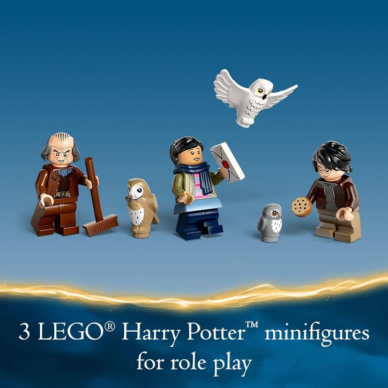 LEGO Harry Potter Hogwarts Castle Owlery Toy Wizarding World Fantasy Toy for Girls and Boys Harry Potter Castle Playset with 3 Characters Birthday Gift Idea for Kids Ages 8 and Up 76430