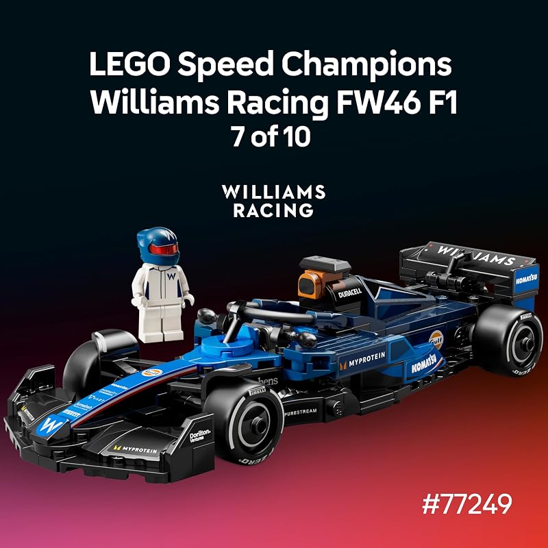 LEGO Speed Champions Ultimate Formula 1 Collectors Pack Contains 10 Sets in 1 Includes Exclusive Poster Collectible F1 Model Car Kit Gift for Race Car Fans 66802