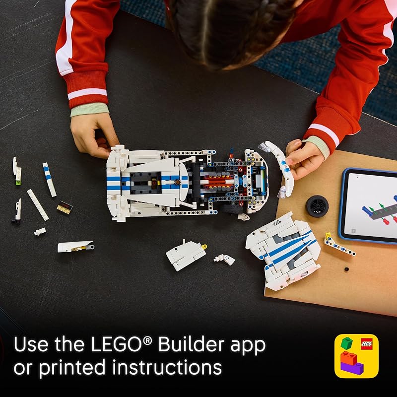LEGO Technic Dodge Viper GTS R Sports Car 42234 Building Toys for Boys Girls Ages 10 Toy Car for Display for Bedroom or Book Shelf 805 pieces Gifts for Kids