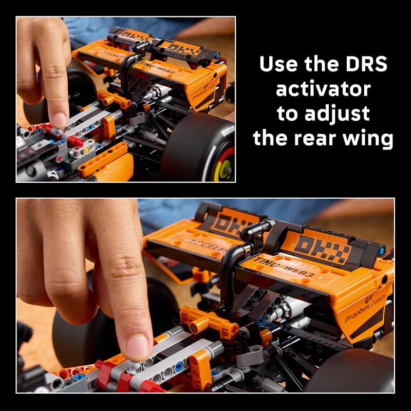 LEGO Technic McLaren MCL39 F1 Car Building Set for Adults Room or Office Decor for Men Women Ages 18 Gift for Birthdays Authentic Details 42228