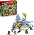 LEGO NINJAGO Ninja Dragon Riyus Battle Building Toy for Boys Girls Ninja Poseable Dragon Toy Playset for Kids Ages 7 Includes 4 Minifigures for Pretend Play Gift Idea for Birthdays 71855