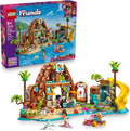 LEGO Friends Family Vacation Beach Resort Pretend Play Building Toy Adventure Storytelling Playset with Dolphin Toys and Sea Turtles Creative Birthday Gift Idea for Girls Boys 8 42673