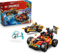 LEGO NINJAGO Kai and Coles Combiner Vehicles 71864 Building Toys for Boys Girls Ages 7 Toy Car Motorcycle for Pretend Play 3 Minifigures 394 pieces Gift for Birthdays