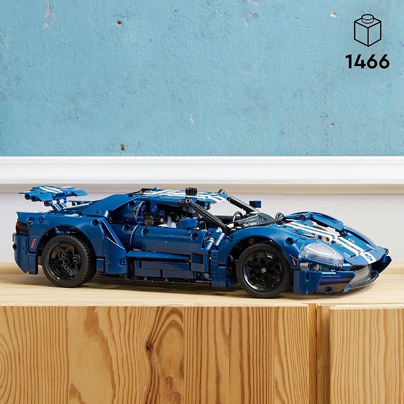 LEGO Technic 2022 Ford GT Building Set for Adults Collectible Kit W Authentic Features Ages 18 1