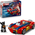 LEGO Marvel Spider Man Car vs Venomized Wolverine Building Toy for Boys Girls Super Hero Villain Playset W 2 Marvel Minifigures Gift Idea for Birthdays Ages 7 76336