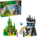 LEGO Wicked Emerald City Kiamo Ko Castle Building Toy Elphaba Glinda Toy Figures 2 Buildable Playsets Flying Monkey Minifigure for Kids Ages 9 Wicked Merch Gift for Girls Boys 75689