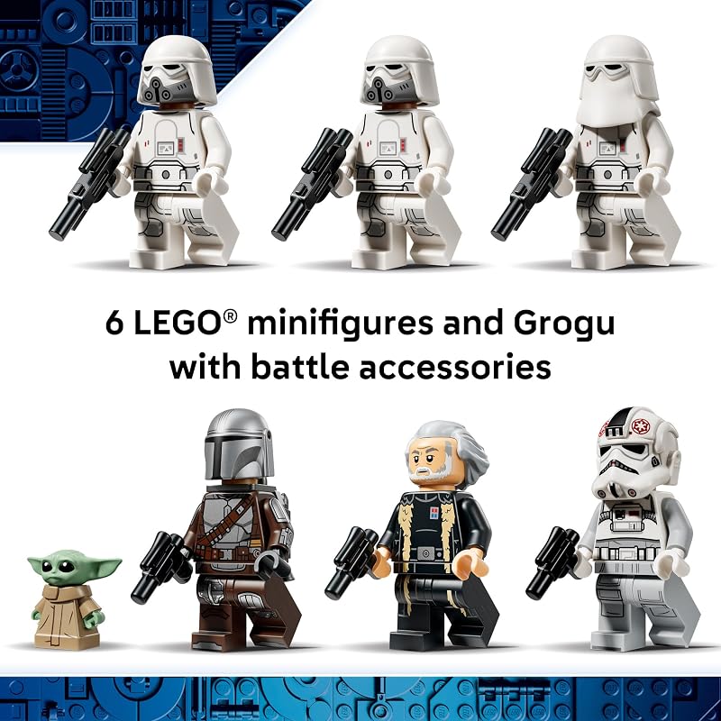 LEGO Star Wars Imperial Remnant AT AT with INT 4 75454 Building Toy for Boys Girls Ages 10 Display as Bedroom Decor 6 Minifigures 1453 pieces Gift for Birthdays
