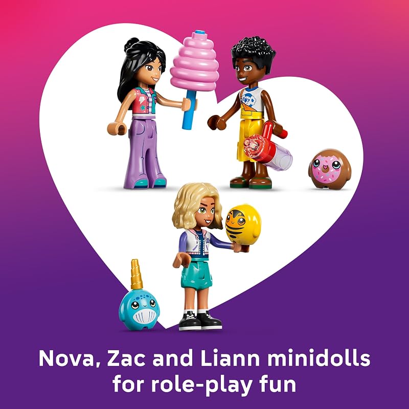 LEGO Friends Candy Cupcake Ferris Wheel 42700 Building Toy for Girls Boys Ages 7 Toy Playset W 3 Minidolls for Pretend Play 602 pieces Gift for Birthdays