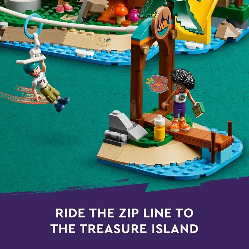 LEGO Friends Adventure Camp Tree House 42631 Back to School Gift for Students Building Toy Girls Boys Ages 8 Toy Figures Playset 1128 pieces W 5 Minidolls