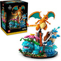 LEGO Pokémon Venusaur Charizard and Blastoise Building Set for Adults Ages 18 Collectible Pokémon Figures Gift Idea for Men Women 72153