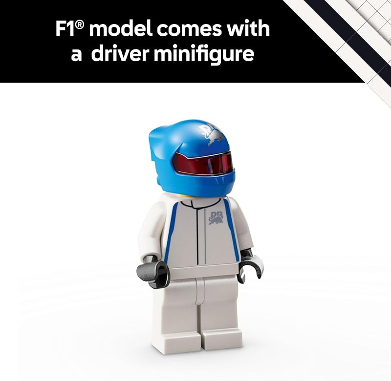 LEGO Speed Champions Visa Cash App RB VCARB 01 F1 Race Car Model Kits Building Sets for Adults Ages 18 W Realistic Features DIY Crafts for Display Gift Ideas for F1 Fans 77246