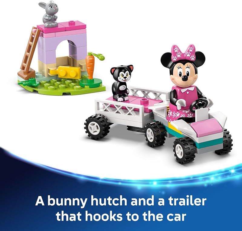 LEGO Disney Minnies Pet Hotel Toddler Toy Minnie Mouse Building Set for Girls and Boys Ages 4 Mickey Mouse Clubhouse Preschool Learning Educational Toy Disney Gift Idea for Birthdays 43274
