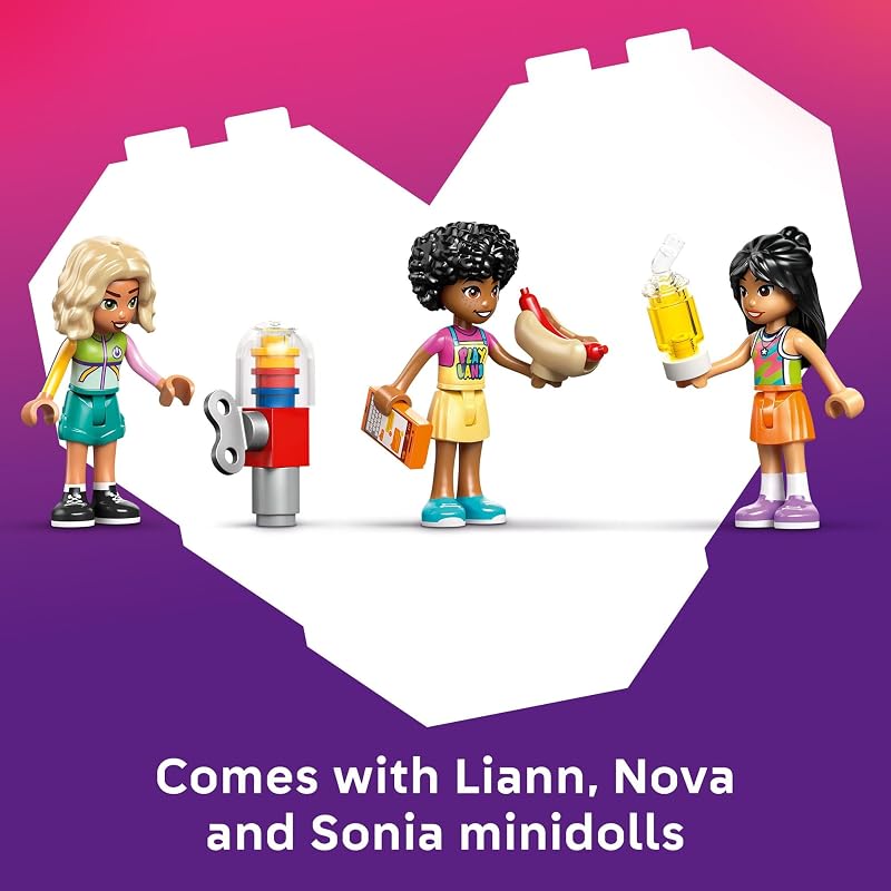 LEGO Friends Fun Indoor Playground Building Toy for Girls Boys Pretend Play Set for Kids Ages 7 W Sonia Liann Nova Minidolls Accessories Gift Idea for Birthdays 42686