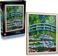 LEGO Art Claude Monet Bridge Over a Pond of Water Lilies Building Sets for Adults Ages 18 Wall Decor for Living Room or Home Office Gift for Women Men 31220