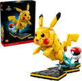 LEGO Pokémon Pikachu and Poké Ball Collectible Building Sets for Adults Ages 18 Pokémon Figure for Display Desk Shelf or Office Decor Gift for Men Women 72152