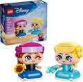 LEGO Disney Frozen Mini Anna Elsa Toys Building Set for Girls Boys Ages 5 Frozen Toys for Pretend Play or Bedroom Decor Gifts for Birthdays 43284