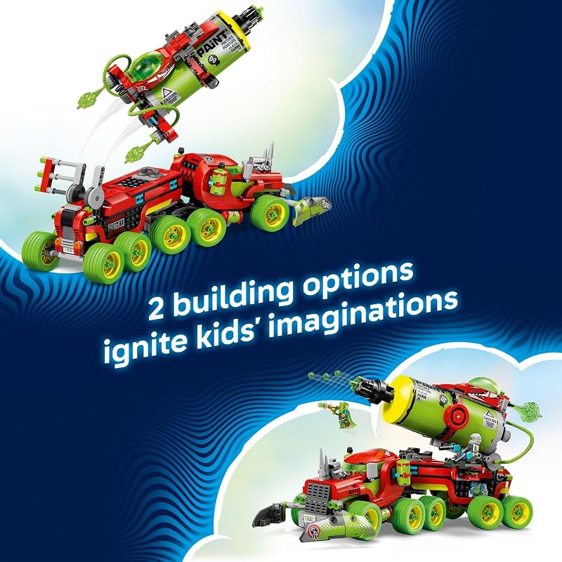 LEGO DREAMZzz Mateos Spray Paint Truck Building Toy for Kids Pretend Play Set 5 Toy Figures for Boys Girls Ages 9 Truck with 2 Building Modes Gift Idea for Birthdays 71499