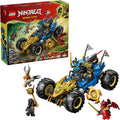 LEGO NINJAGO Jays Transforming Car Building Toy for Boys Girls Toy Car W 2 Play Modes for Kids Ages 8 W Jay NYA Dragon Form Kai 2 More Minifigures Gift Idea for Birthdays 71856