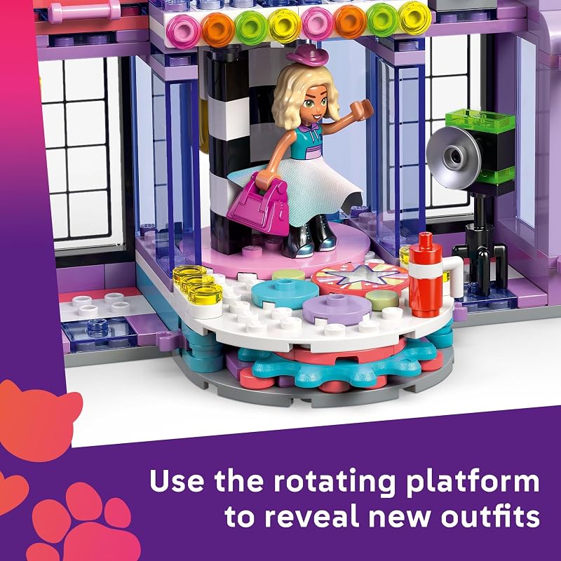 LEGO Friends Heartlake City Fashion Show Building Toy for Girls Boys Pretend Play Set for Kids Ages 7 W Paisley Liann Nova Minidolls Accessories Gift Idea for Birthdays 42685