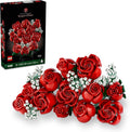 LEGO Botanicals Bouquet of Roses Artificial Flowers Fake Red Roses Building Set for Adults Ages 18 Gifts for Birthdays for Her Home Decor for Table Display 10328
