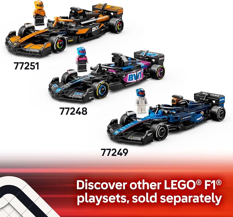 LEGO Speed Champions Mercedes AMG F1 W15 Race Car Toy Building Set for Kids Boys Girls Ages 10 Toy Car for F1 Fans Gift Idea for Birthday 77244