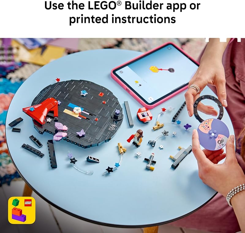 LEGO Editions Olivia Rodrigos Vinyl 43028 Collectible Building Toy for Girls Boys Ages 10 Olivia Rodrigo Minifigure Bedroom Decor 360 pieces Gift for Birthdays