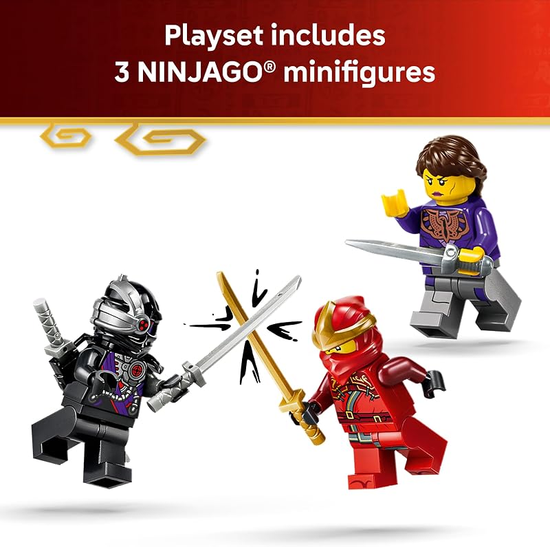 LEGO NINJAGO X 1 Ninja Charger 15th Anniversary 71867 Collectible Building Set for Boys Girls Ages 14 Toy Car Motorcycle 3 Minifigures 691 pieces Gift for Birthdays