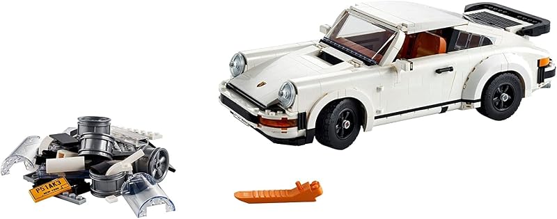 LEGO Icons Porsche 911 10295 Juego de construcción Turbo Targa coleccionable kit de modelo de coche de carreras Porsche 2 en 1 para adultos y adolescentes idea de regalo