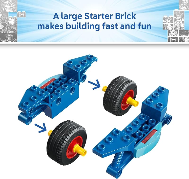 LEGO Marvel Spidey and His Amazing Friends Spidey on his Motorcycle vs Rhino Building Toy for Kids Super Hero Pretend Playset for Preschool Boys Girls Ages 4 Gift Idea for Birthdays 11206