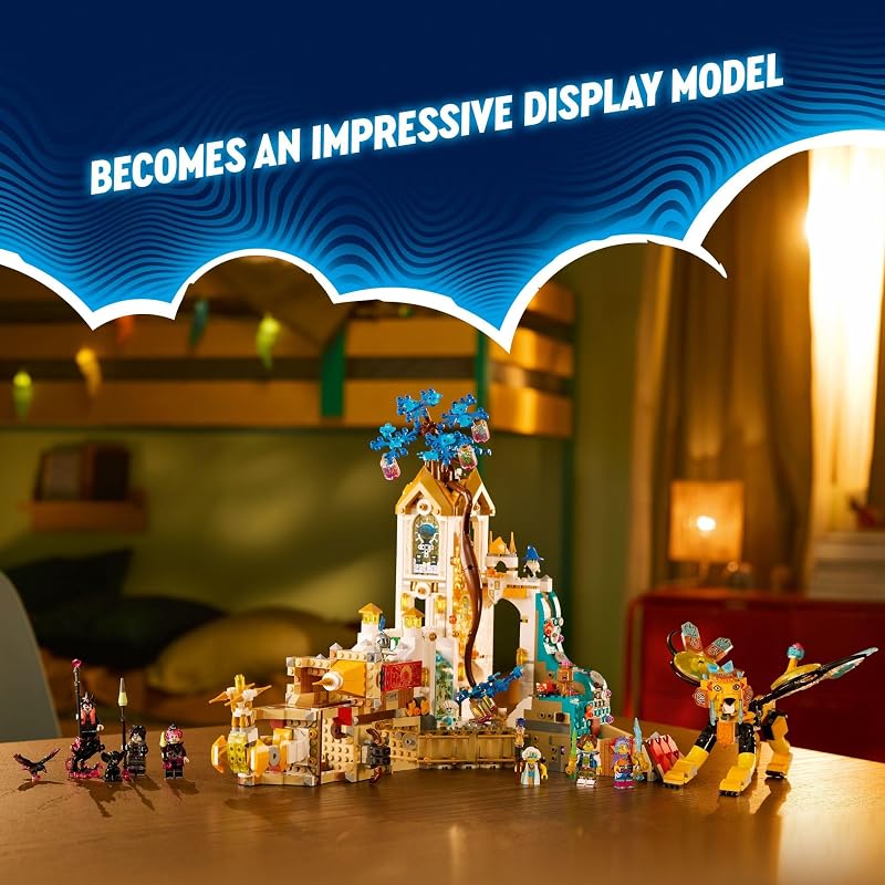 LEGO DREAMZzz Castle Nocturnia Building Toy Pretend Play Set for Kids Ages 10 Creative Storytelling Toy W 2 Construction Modes 6 Minifigures for Boys and Girls 71486