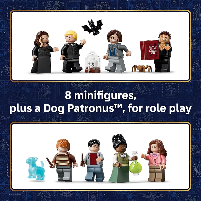 LEGO Harry Potter Knockturn Alley Wizarding Shops 76471 Building Toy for Girls Boys Ages 8 Playset W 8 Minifigures Pretend Play or Display 788 pieces Gift for Birthdays