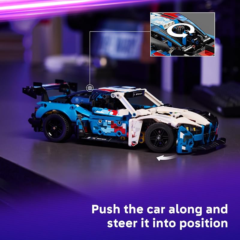 LEGO Technic BMW M4 GT3 EVO Race Car Toy Building Toy for Boys Girls Ages 11 Model Car Display Kit for Bedroom Decor Gift for Birthdays 42226