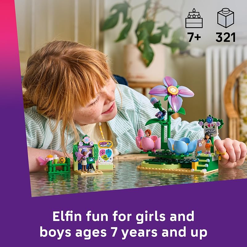 LEGO Friends Spinning Flower Fairy Teacup Ride 42702 Building Toy for Girls Boys Ages 7 Toy Playset W 3 Minidolls Functional Rides 321 pieces Gift for Birthdays
