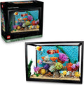 LEGO Icons Tropical Aquarium Building Set for Adults Ages 18 Bedroom Home Office Decor Gifts for Men Women Model Fish Kit with Plants Corals 10366