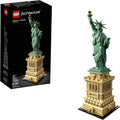 LEGO Architecture Statue of Liberty Model Building Set Collectible New York City Souvenir Creative Home Décor or Office Centerpiece Great Gift Idea for Adults and Teens 21042