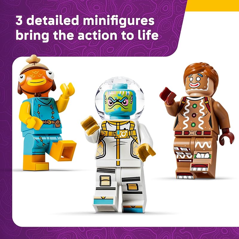 LEGO Fortnite Supply Drop 77080 Building Toy Boys Girls Ages 10 Display Model for Fans Kids Bedroom Desk Decor 314 pieces Gift for Gamers