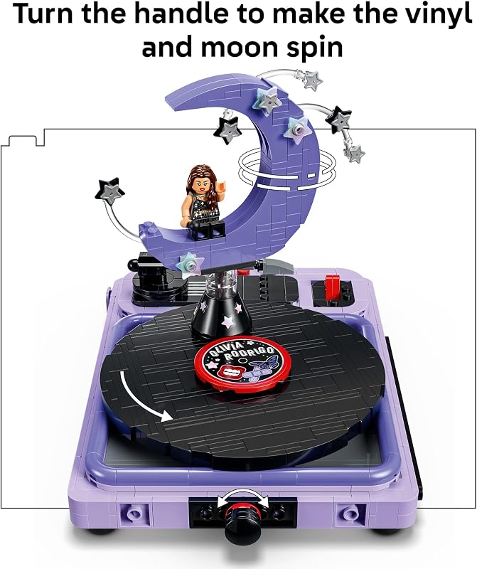 LEGO Editions Olivia Rodrigos Concert Moon 43029 Collectible Building Toy for Teens Ages 14 Olivia Rodrigo Minifigure Bedroom Decor 670 pieces Gift for Birthdays