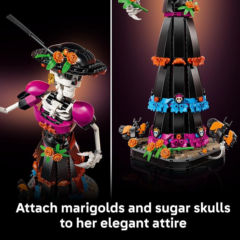 LEGO Ideas La Catrina 21372 Building Set for Adults Ages 18 Day of the Dead Decor Craft 1212 pieces Gift for Men Women