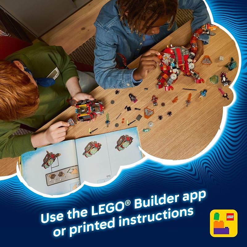 LEGO DREAMZzz Dino Jet Dinosaur Building Toy for Boys Girls Pretend Play Set for Kids Ages 9 W 2 Build Options Includes 4 Minifigures Gift Idea for Birthdays 71514